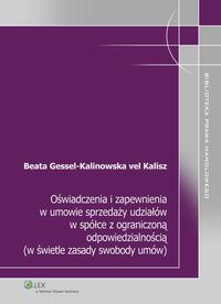 OŚWIADCZENIA I ZAPEWNIENIA W UMOWIE SPRZE.. EBOOK
