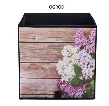 Органайзер для хранения TEXTILE BOX ЦВЕТЫ РАЗНЫЕ УЗОРЫ 31x31x31см