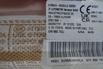 SEAT ARONA - ZÁVĚS PRAVÁ 6F9880742J