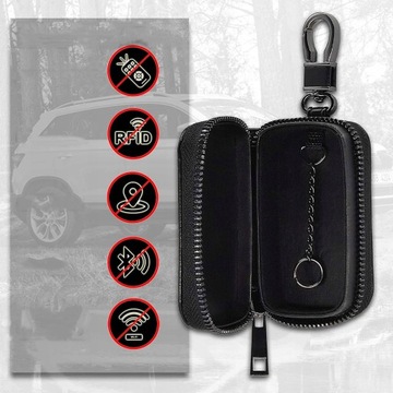 ЧЕХОЛ ДЛЯ АВТОМОБИЛЬНЫХ КЛЮЧЕЙ С RFID-ЗАМКОМ