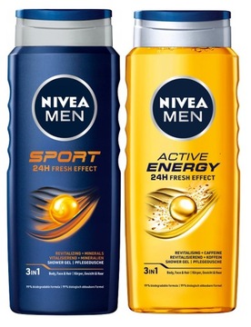 Żel pod prysznic NIVEA MEN Sport&Active Energy MIX