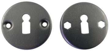 РУЧКА ГУБКА, СЕРЫЙ ГРАФИТ, РОЗЕТКА, КРУГЛЫЙ ЗНАК