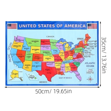 КАРТА США КАРТА 2 ШТ.