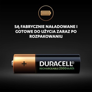 Батарейки Duracell NiMH AA (R6) 2500мАч [4 шт.]