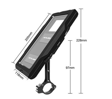 GUB PLUS 16 ДЕРЖАТЕЛЬ ДЛЯ ТЕЛЕФОНА ВЕЛОСИПЕД МОТОЦИКЛ НА РУЛЕ ВРАЩЕНИЕ НА 360 СКУТЕР