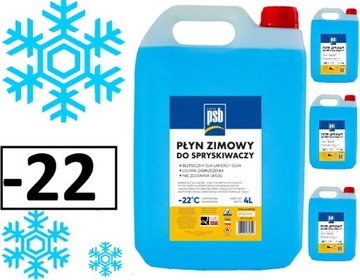 ЗИМНЯЯ ОМЫВАЮЩАЯ ЖИДКОСТЬ -22, 4 х 4 л