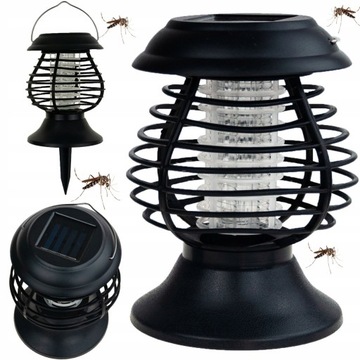 SOLARNA LAMPA OWADOBÓJCZA UV NA KOMARY ĆMY OWADY
