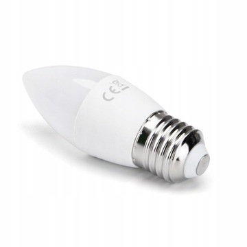 ŻARÓWKA ŚWIECZKA LED SMD 2835 3W E27 340Lm zimna