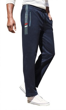 Spodnie DRESOWE MĘSKIE dresy ciepłe grafit 156 3XL