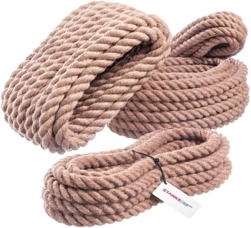 Джутовая веревка Строительная веревка Толстая веревка 22 мм - 15 м ПРОЧНАЯ