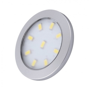 Oprawa LED meblowa ERIS alu 12V DC biała ciepła