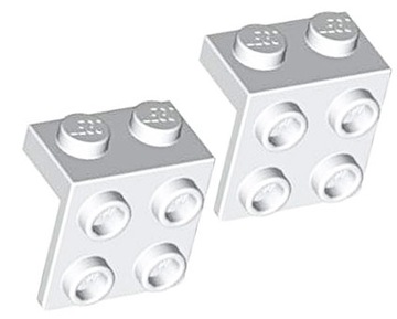 LEGO 4615649 92411 płytka 2x2 biała WeDo 45300