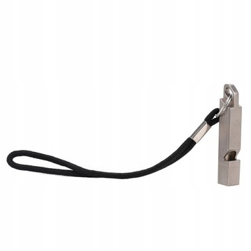 Портативный двойной аварийный свисток из сплава