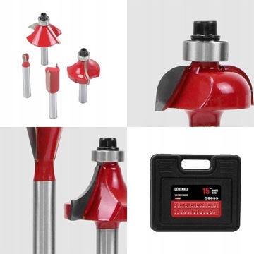 15 шт. ФРЕЗА ПЕТЛИ ДЛЯ ДЕРЕВА 1/4 НОЖ