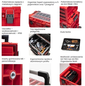 QBRICK PRIME ToolBOX 250 EXPERT RED ULTRA HD