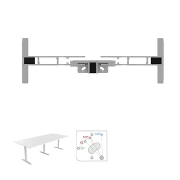 Ножки РАМА под столом, угол вверху, 90 градусов