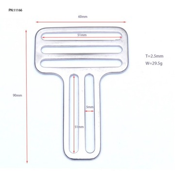 2 слайдера для грузового пояса для дайвинга, нержавеющая сталь 316