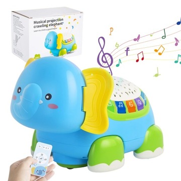 ИНТЕРАКТИВНАЯ ИГРУШКА ДЛЯ РЕБЕНКА RUNNING CREWING ELEPHANT WALKING ИНТЕРАКТИВНАЯ ИГРУШКА СВЕТОДИОДНАЯ