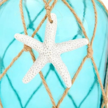 Декоративные банки, декоративные банки из морского стекла с пробкой, 3 шт., 20 см.