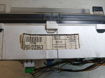 PŘÍSTROJOVÁ DESKA BUDÍKY ROVER 45 BENZÍN AR005502 OE