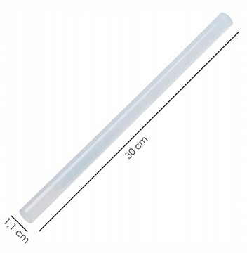 KLEJ DO PISTOLETU NA GORĄCO 11mm WKŁADY ZAPAS 1kg