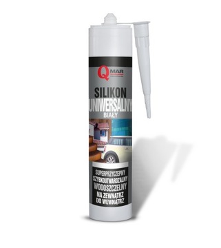 Qmar silikon UNIWERSALNY biały 300ml