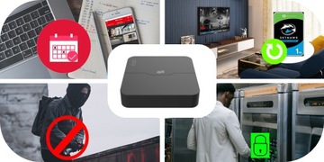 КОМПЛЕКТ ДЛЯ ДОМАШНЕГО НАБЛЮДЕНИЯ 5 Мп IP POE 2 НАРУЖНЫЕ КАМЕРЫ ОБНАРУЖЕНИЕ DVS 1 ТБ