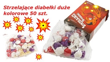 Strzelające DIABEŁKI, DUSZKI Duże,Kulki,Trzask,Huk