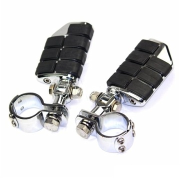 СУМКИ ДЛЯ ПРОГУЛКИ, ХРОМИРОВАННЫЕ ПОДНОЖКИ HARLEY CHOPER ДЛЯ защитных дуг