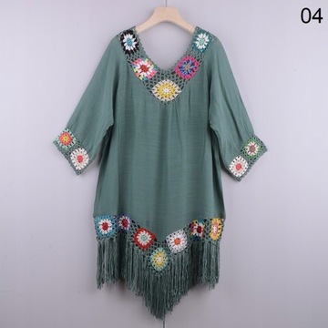 ПАРЕО ТУНИКА ЛЕТНЕЕ ПЛАТЬЕ В БОХО ПЛЯЖНОМ ПЛАТЬЕ