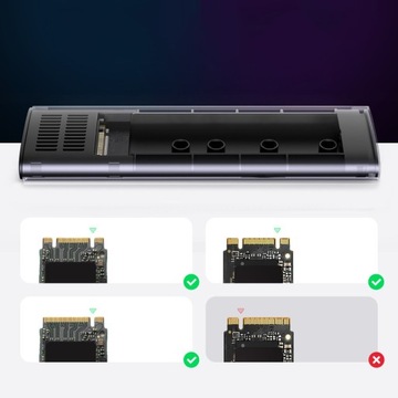 UGREEN M.2 SSD / NVME / ДИСКОВЫЙ КОРПУС С USB C ДО 10 Гбит/с