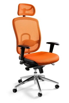 FOTEL BIUROWY VIP OBROTOWY ERGONOMICZNY ERGONOMIC REGULOWANY Z KÓŁKAMI