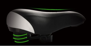 ВЕЛОСИПЕДНОЕ СИДЕНЬЕ ИЗ ПЕНЫ СО СВЕТОДИОДНЫМИ ПРУЖИНАМИ