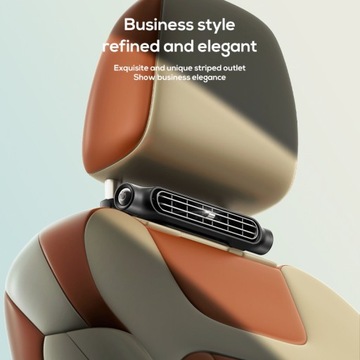 Вентилятор автомобильного сиденья с 3 скоростями, питанием от USB, безлопастным вентилятором и функцией охлаждения задней подушки.