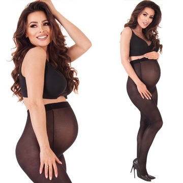 70den Rajstopy Ciążowe MIKROFIBRA pełne z PANELEM