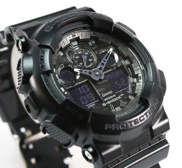 NIEZNISZCZALNY ZEGAREK CASIO G-SHOCK GA-100CF-1A WR200 TWARDZIEL ORYGINAŁ