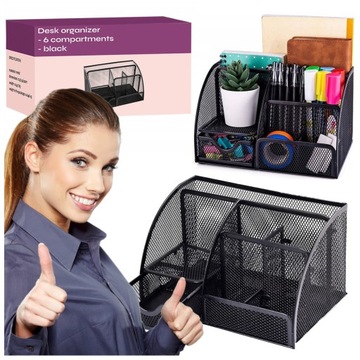 ОРГАНАЙЗЕР ДЛЯ НАСТОЛЬНЫХ ИНСТРУМЕНТОВ, ЧЕРНЫЙ МЕТАЛЛ