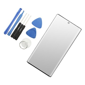 Замена черной передней стеклянной линзы Ремонт ЖК-экрана Galaxy Note 10