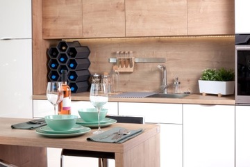 Stojak na wino butelki Qvant antracyt