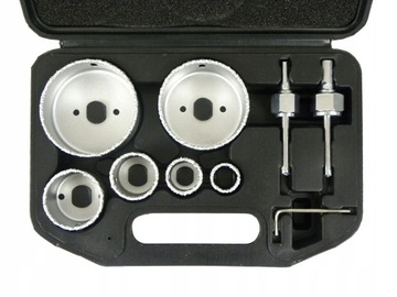 ZESTAW OTWORNIC WOLFRAMOWYCH DO GLAZURY FLIZ