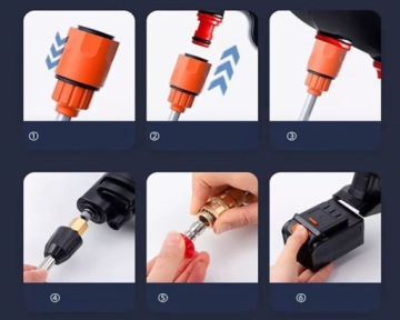 АККУМУЛЯТОРНАЯ МОЕЧНАЯ МАШИНА ПОД ДАВЛЕНИЕМ ДЛЯ ДОМАШНЕГО ИСПОЛЬЗОВАНИЯ 10 Ач + 2 АККУМУЛЯТОРА