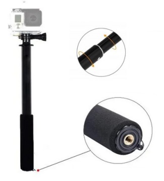 НАБОР монопода для чемодана и шлема для GoPro 12 11 10 9 8 Sony Actio Xiaomi