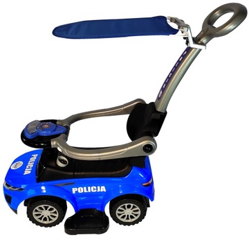 POLICE 4в1 катание, ходунки, толкачи + навес, доска