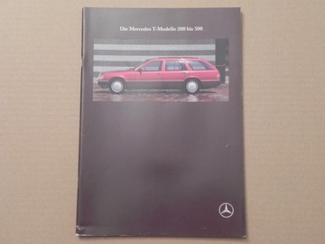 Prospekt - MERCEDES W124 KOMBI S124 - 1990 r