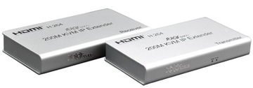 Przedłużacz HDMI po LAN 200m router switch USB 3.0