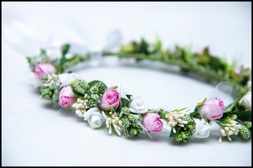 Венок для первого причастия, как венки из живых цветов.