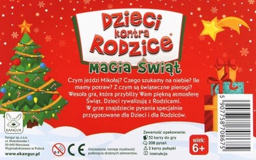 DZIECI KONTRA RODZICE MAGIA ŚWIĄT GRA PLANSZOWA 6+