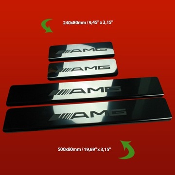 MERCEDES A W168 VRSTVA  PRAHU NA PRAHY AMG 5 DVEŘE OCEL NEREZ 304 P