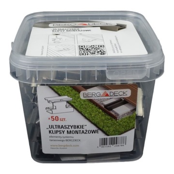 Комплект для сборки Ultra Fast, 50 шт. композитная плита из нержавеющей стали.