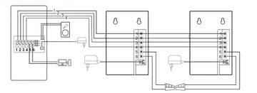 ИНТЕРФОН EURA 2 Наушники ЧЕРНЫЙ КОМБИНИРОВАННЫЙ КОД ЗАМКА